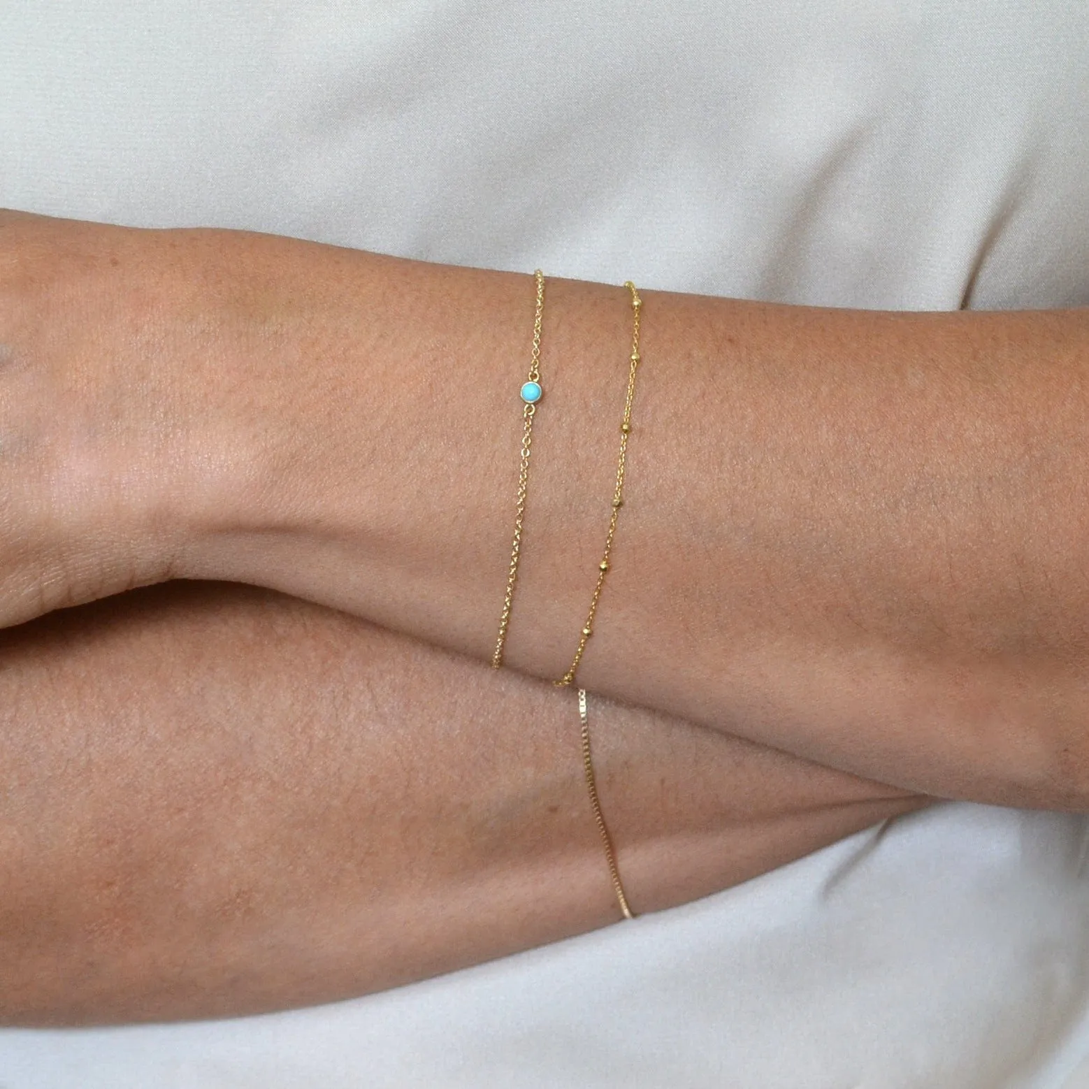 14k Turquoise Bracelet