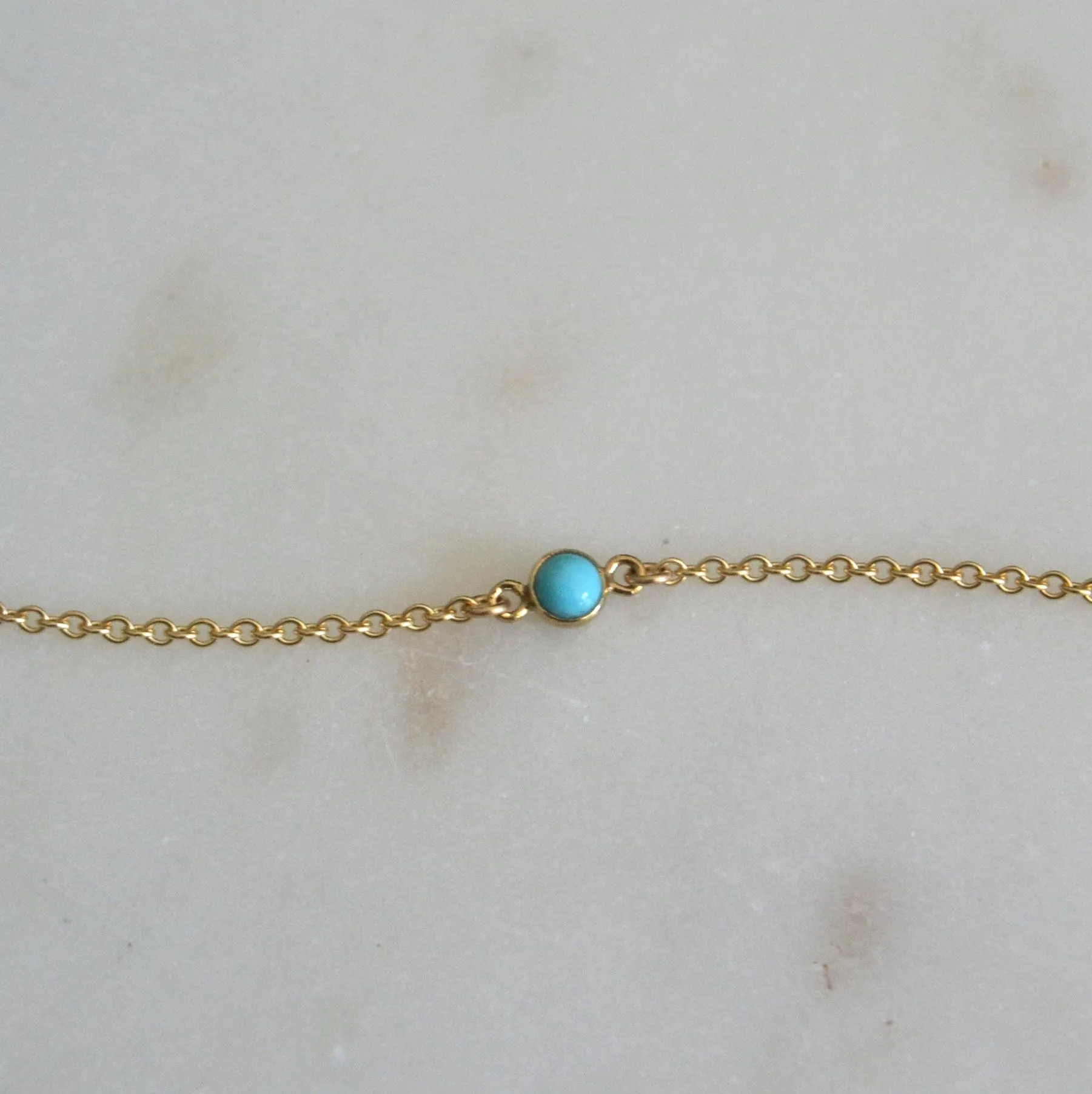 14k Turquoise Bracelet