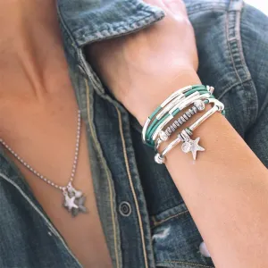 Carol Star Leather Strand Bracelet