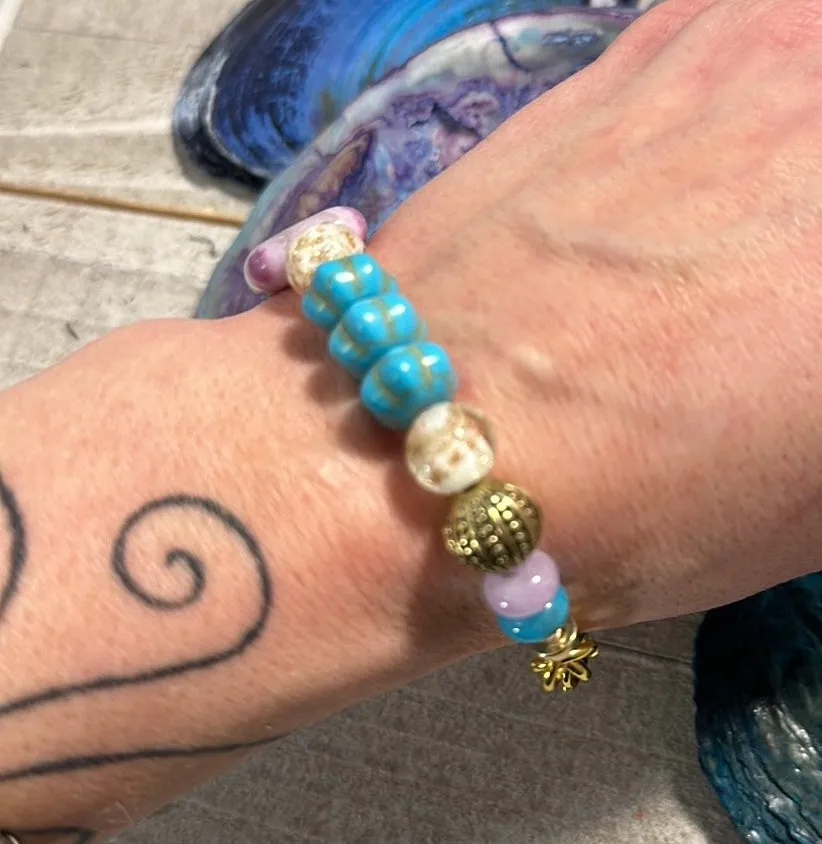 Dragon vein agate bracelet