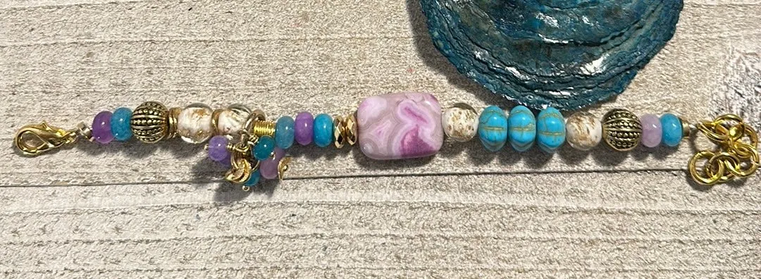 Dragon vein agate bracelet
