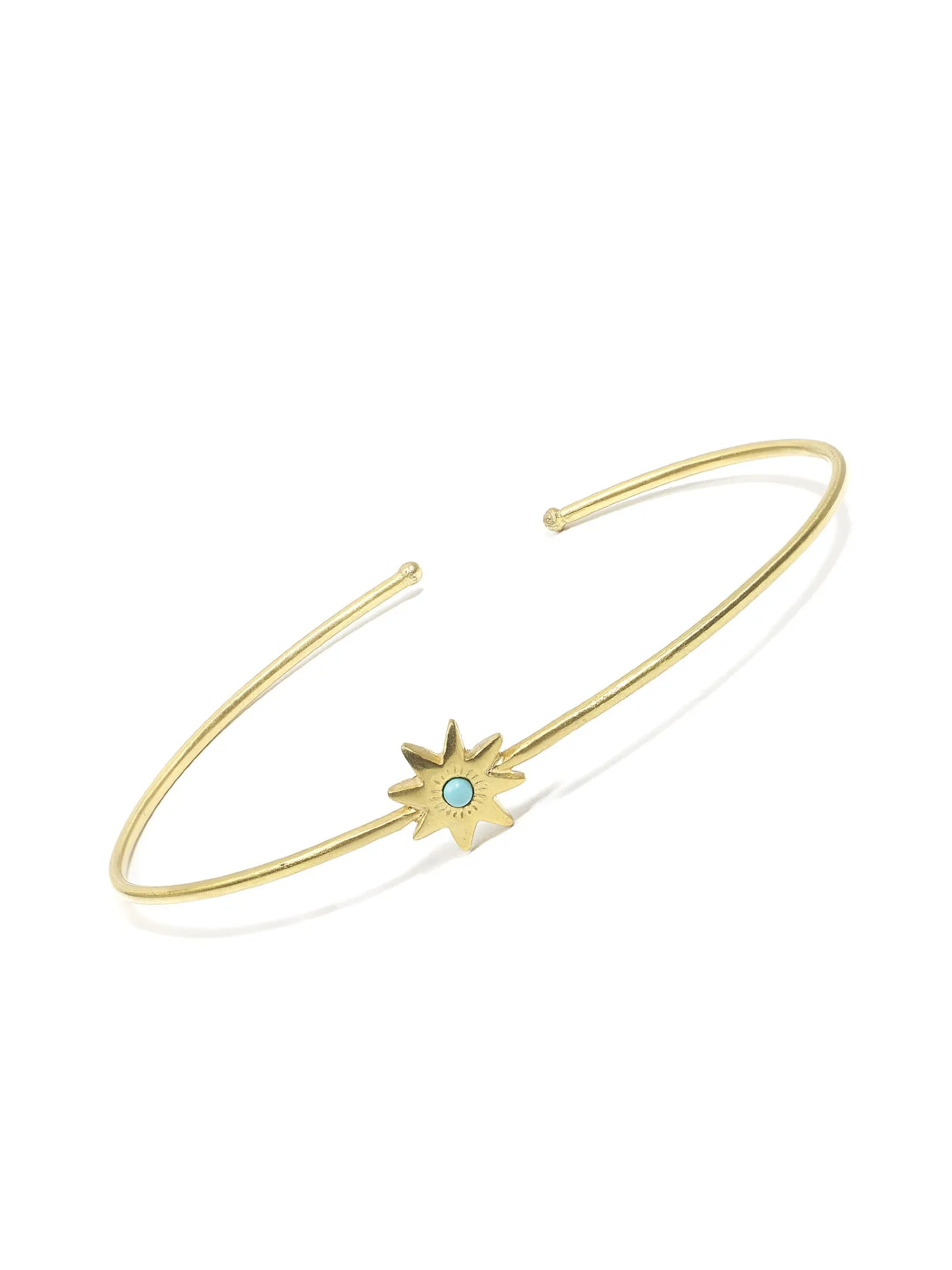 Large Turquoise Star Bangle
