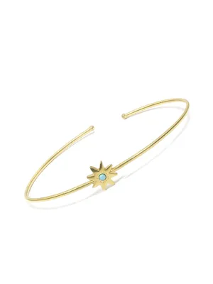 Large Turquoise Star Bangle