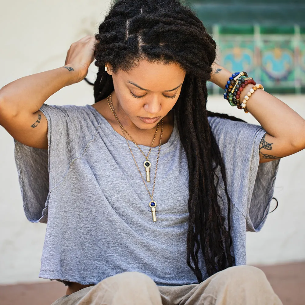 Matte Black Onyx Intention Necklace