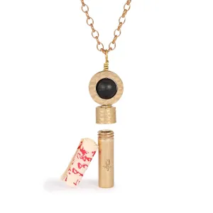 Matte Black Onyx Intention Necklace