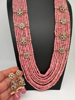 Multi Layer Onyx Beads Color Stone Necklace