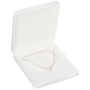"Cosmos" Large Necklace Box in Pearl