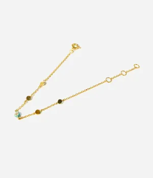 Tiny turquoise bracelet