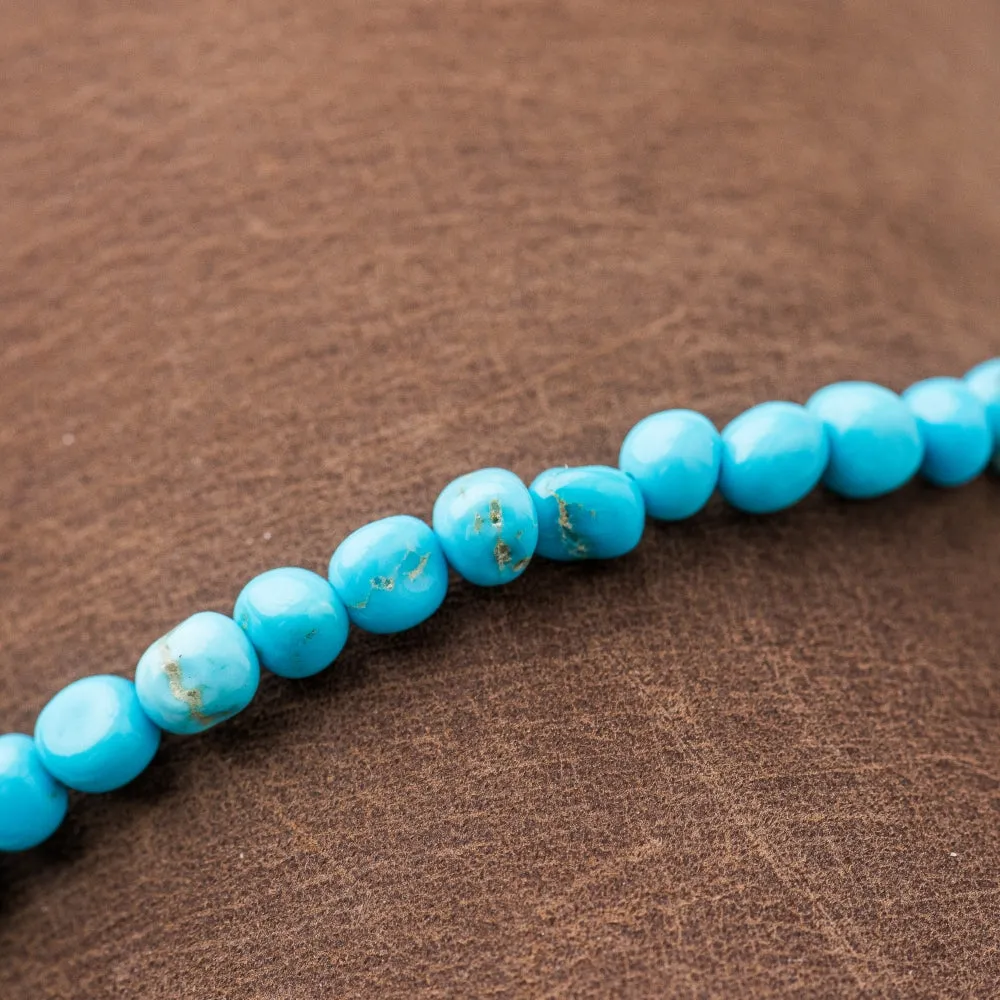 Turquoise Nugget Strand Bracelet