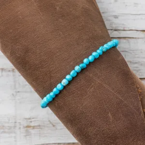 Turquoise Nugget Strand Bracelet